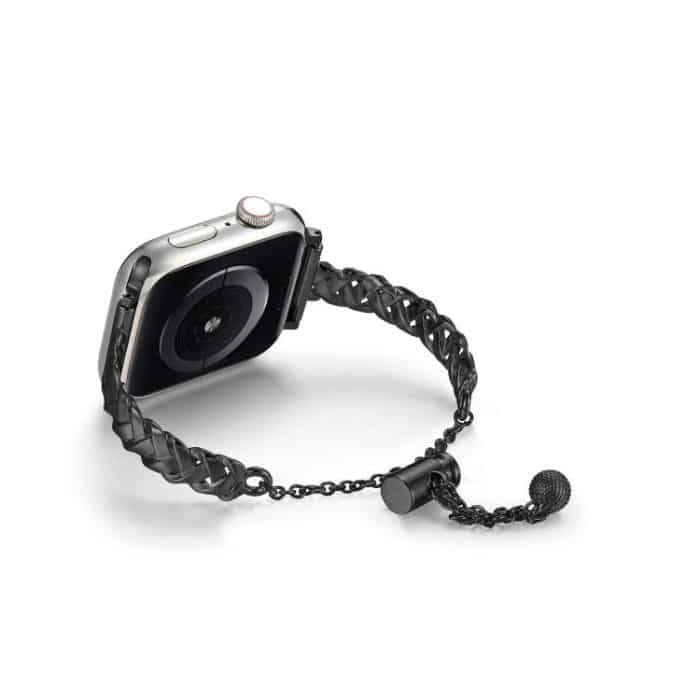 Braid Metal Glossy Zinc Alloy Watch Band, For Apple Watch 46mm / 49mm / 45mm / 44mm, For Apple Watch 42mm / 41mm / 40mm / 38mm – Bild 6