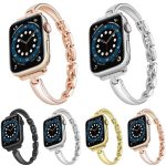 Metal Bracelets Zinc Alloy Watch Band, For Apple Watch 46mm / 49mm / 45mm / 44mm, For Apple Watch 42mm / 41mm / 40mm / 38mm – Bild 2