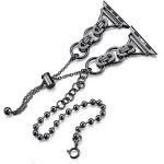 Double Circle Beaded Chain Zinc Alloy Watch Band, For Apple Watch 46mm / 49mm / 45mm / 44mm, For Apple Watch 42mm / 41mm / 40mm / 38mm – Bild 6