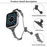 Wings Crushed Diamonds Zinc Alloy Watch Band, For Apple Watch 46mm / 49mm / 45mm / 44mm, For Apple Watch 42mm / 41mm / 40mm / 38mm – Bild 5