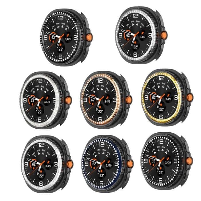 Single Row Diamond Metal Watch Protection Ring, For Samsung Galaxy Watch8 Classic 46mm – Bild 3