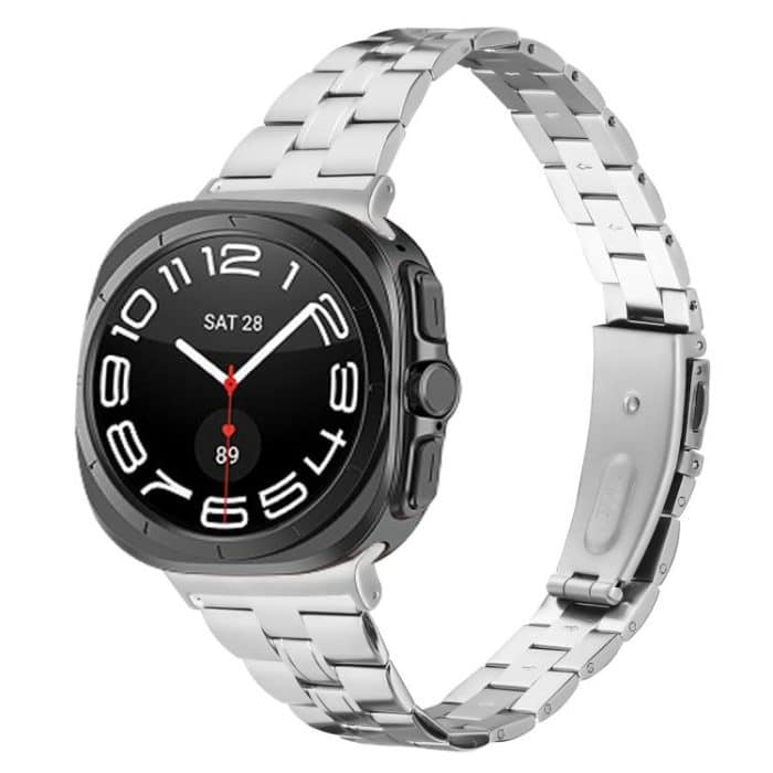 Three Beads Slim Stainless Steel Watch Band, For Samsung Galaxy Watch Ultra 47mm / Ultra 2025 – Bild 1