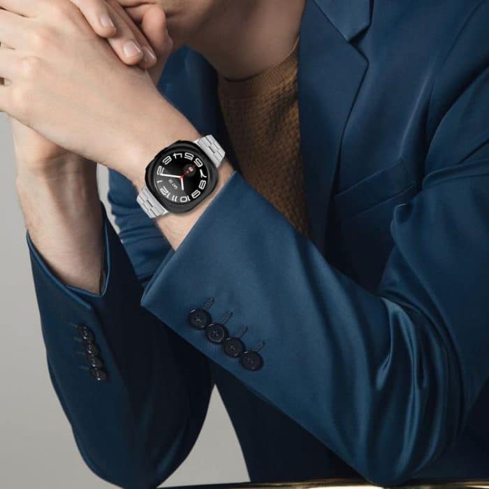 Three Beads Slim Stainless Steel Watch Band, For Samsung Galaxy Watch Ultra 47mm / Ultra 2025 – Bild 6