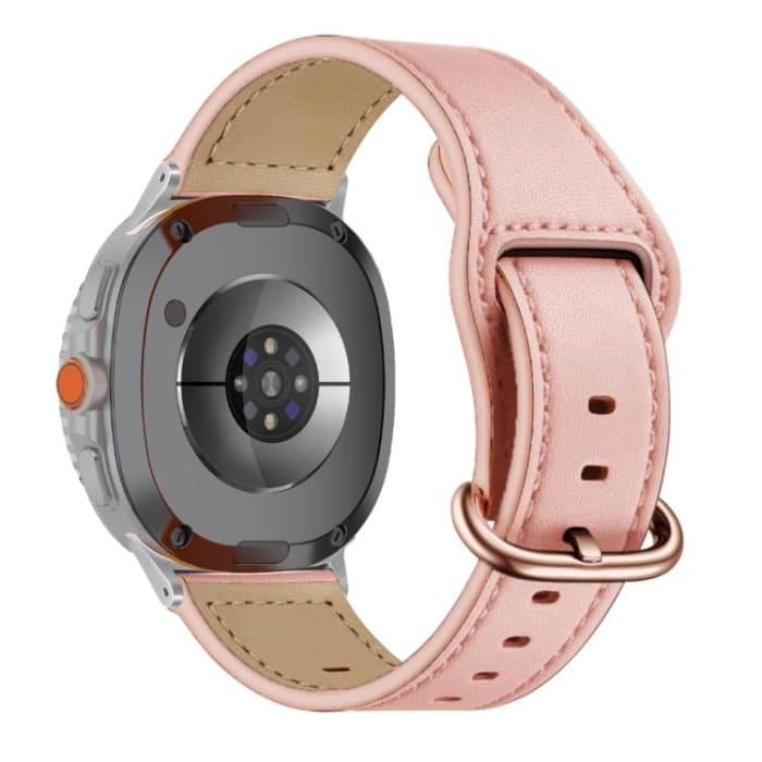 Classic Buckle Genuine Leather Watch Band, For Samsung Galaxy Watch8 / Watch8 Classic – Bild 3