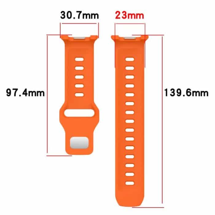 Reverse Buckle Single Color Silicone Watch Band, For Samsung Galaxy Watch8 / Watch8 Classic – Bild 4