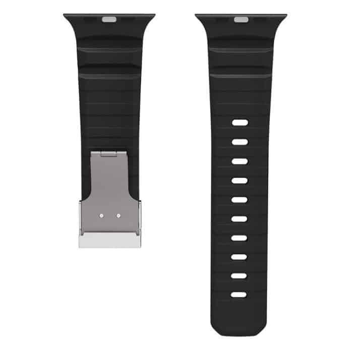 Magnetic Clasp Silicone Watch Band, For Apple Watch 46mm / 49mm / 45mm / 44mm – Bild 6