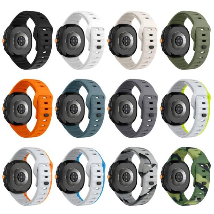 Wave Reverse Buckle Silicone Watch Band, For Samsung Galaxy Watch8 / Watch8 Classic – Bild 3