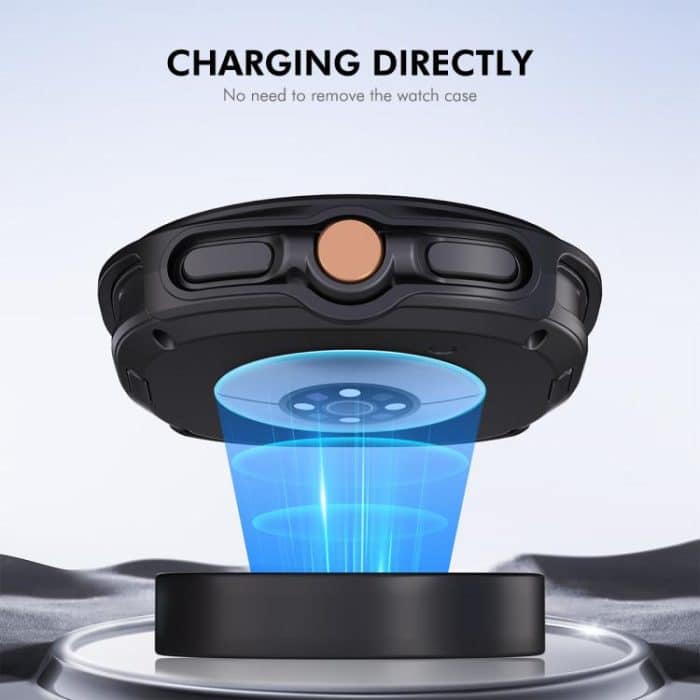 ENKAY Hat-Prince  2 in 1 Solid Color PC Watch Cover with Full Coverage PMMA Soft Film, For Samsung Galaxy Watch8 Classic 46mm – Bild 5