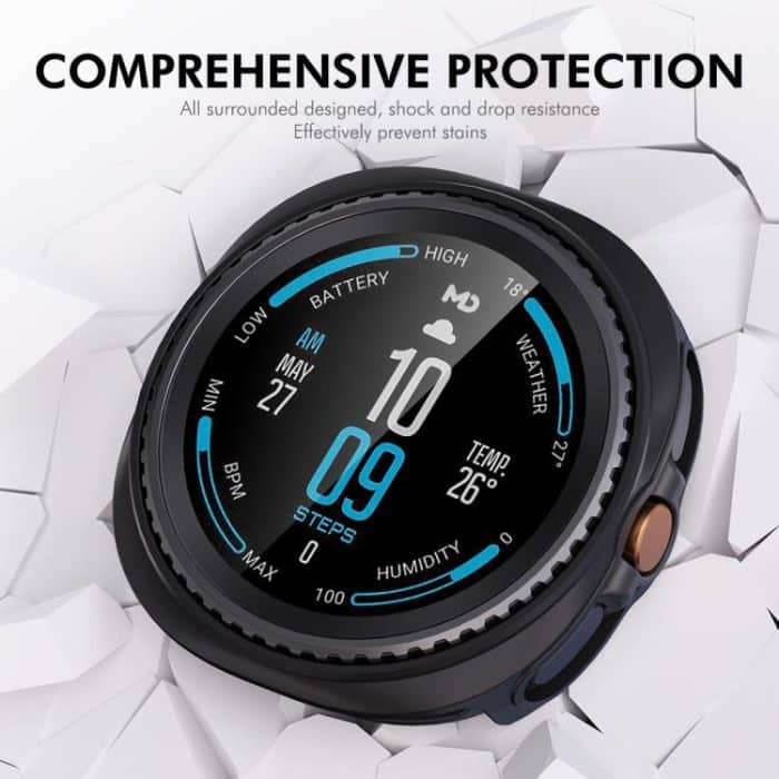 ENKAY Hat-Prince  2 in 1 Solid Color PC Watch Cover with Full Coverage PMMA Soft Film, For Samsung Galaxy Watch8 Classic 46mm – Bild 7