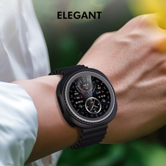 ENKAY Hat-Prince  2 in 1 Solid Color PC Watch Cover with Full Coverage PMMA Soft Film, For Samsung Galaxy Watch8 Classic 46mm – Bild 8