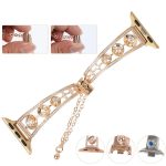 Platinum Star Zirconium Metal Watch Band, For Apple Watch 46mm / 49mm / 45mm / 44mm, For Apple Watch 42mm / 41mm / 40mm / 38mm – Bild 5