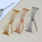 Platinum Star Zirconium Metal Watch Band, For Apple Watch 46mm / 49mm / 45mm / 44mm, For Apple Watch 42mm / 41mm / 40mm / 38mm – Bild 7