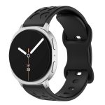 Concave Leopard Butterfly Buckle Silicone Watch Band, For Samsung Galaxy Watch8 / Watch8 Classic