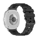 Black Buckle Round Tail Silicone Watch Band, For Samsung Galaxy Watch8 / Watch8 Classic – Bild 5