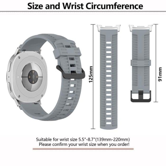 Tire Texture Silicone Watch Band, For Samsung Galaxy Watch8 / Watch8 Classic – Bild 3