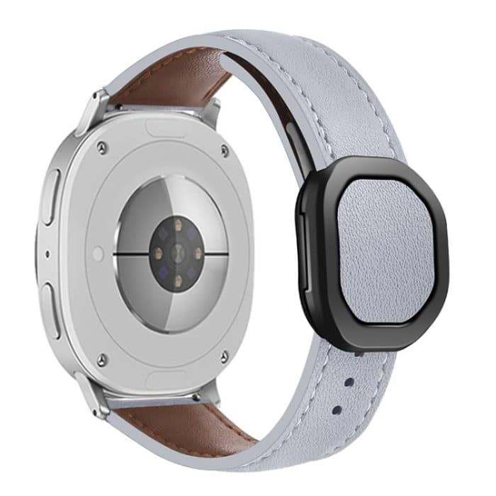 SYA002996301A.jpg Magnetic Fold Genuine Buckle Leather Watch Band, For Samsung Galaxy Watch8 / Watch8 Classic – Bild 1