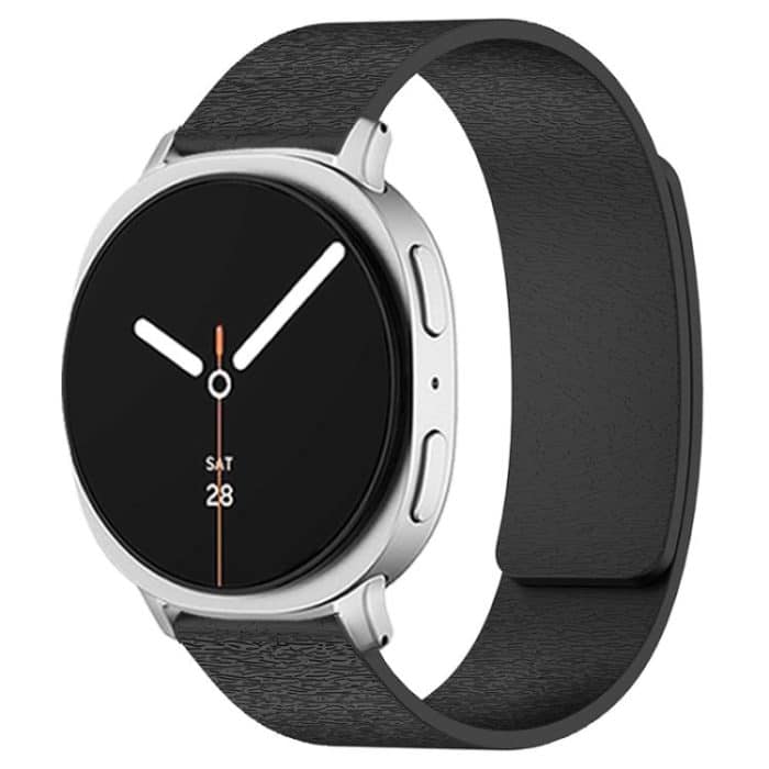 Cloud Wood Grain Magnetic Silicone Watch Band, For Samsung Galaxy Watch8 / Watch8 Classic – Bild 1