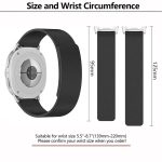 Cloud Wood Grain Magnetic Silicone Watch Band, For Samsung Galaxy Watch8 / Watch8 Classic – Bild 3