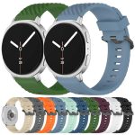 Black Buckle Spruce Silicone Watch Band, For Samsung Galaxy Watch8 / Watch8 Classic – Bild 2