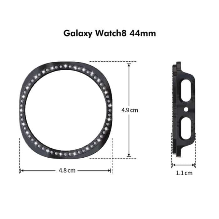 ENKAY Hat-Prince Diamond PC Watch Cover with Full Coverage PMMA Soft Film, For Samsung Galaxy Watch8 44mm, For Samsung Galaxy Watch8 40mm – Bild 3