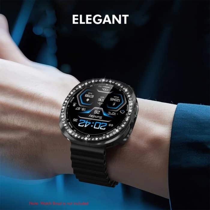 ENKAY Hat-Prince Diamond PC Watch Cover with Full Coverage PMMA Soft Film, For Samsung Galaxy Watch8 44mm, For Samsung Galaxy Watch8 40mm – Bild 8