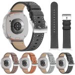 Round Tail Square Buckle Leather Watch Band, For Samsung Galaxy Watch8 / Watch8 Classic – Bild 2