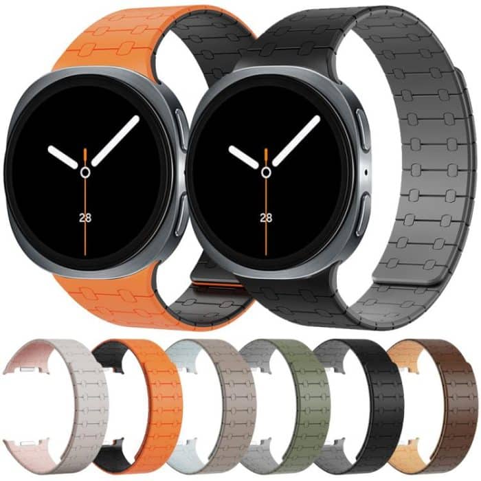 Integrated Magnetic Silicone Watch Band, For Samsung Galaxy Watch8 / Watch8 Classic – Bild 2