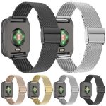 Double Buckle Milanese Stainless Steel Watch Band, For Garmin Venu X1 – Bild 2