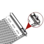 Double Buckle Milanese Stainless Steel Watch Band, For Garmin Venu X1 – Bild 3