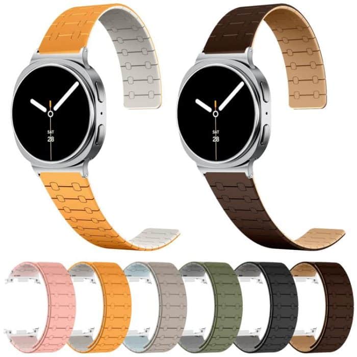 Two Color Loop Magnetic Silicone Watch Band, For Samsung Galaxy Watch8 / Watch8 Classic – Bild 2