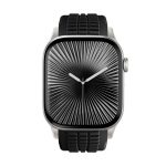 Knurled Texture Folding Buckle Silicone Watch Band, For Apple Watch 46mm / 49mm / 45mm / 44mm – Bild 7