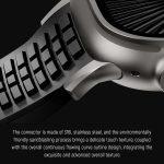 Knurled Texture Folding Buckle Silicone Watch Band, For Apple Watch 46mm / 49mm / 45mm / 44mm – Bild 5