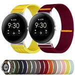 Adjustable Single Loop Elastic Nylon Watch Band, For Google Pixel Watch 3 45mm – Bild 2