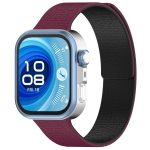 Lychee Texture Soft Magnetic Silicone Watch Band, For Huawei Watch Fit4 / Fit4 Pro / Fit3