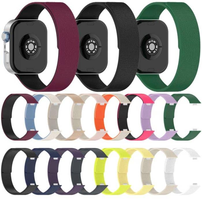 Lychee Texture Soft Magnetic Silicone Watch Band, For Huawei Watch Fit4 / Fit4 Pro / Fit3 – Bild 3