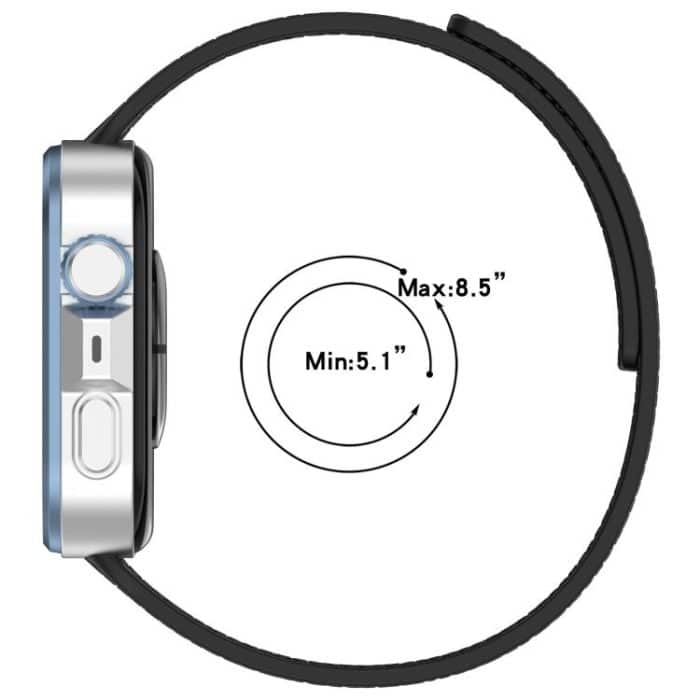 Lychee Texture Soft Magnetic Silicone Watch Band, For Huawei Watch Fit4 / Fit4 Pro / Fit3 – Bild 4