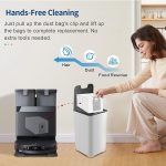 JUNSUNMAY 6 Stück Kehrroboter-Staubbeutel aus Vliesstoffen für Ecovacs Deebot T50 Pro / T50 Max / T50 Omni – Bild 7