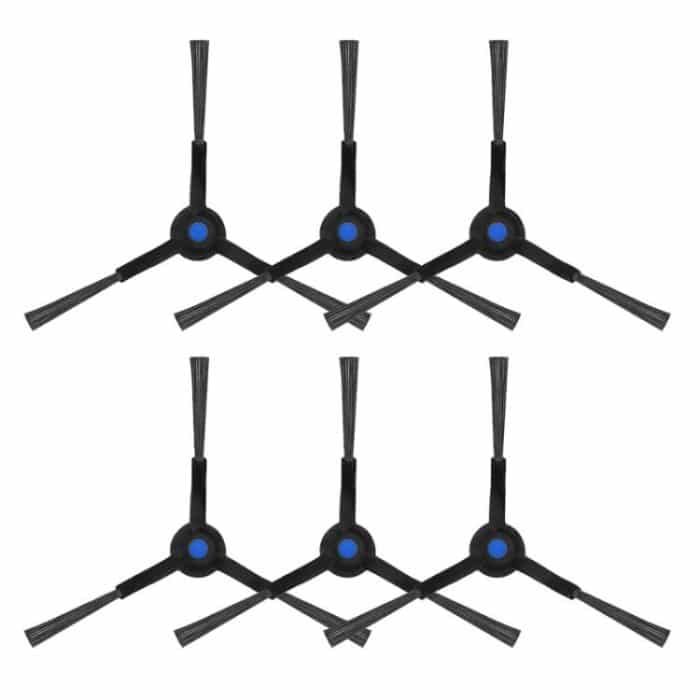 JUNSUNMAY 6 Stück Kehrbürste, dreieckig, Seitenbürste für Ecovacs Deebot T50 Pro/T50 Max/T50 Omni – Bild 1