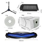JUNSUNMAY 16-teiliges Kehrmaschinen-Ersatzteilset für Ecovacs Deebot T50 Pro / T50 Max / T50 Omni – Bild 2