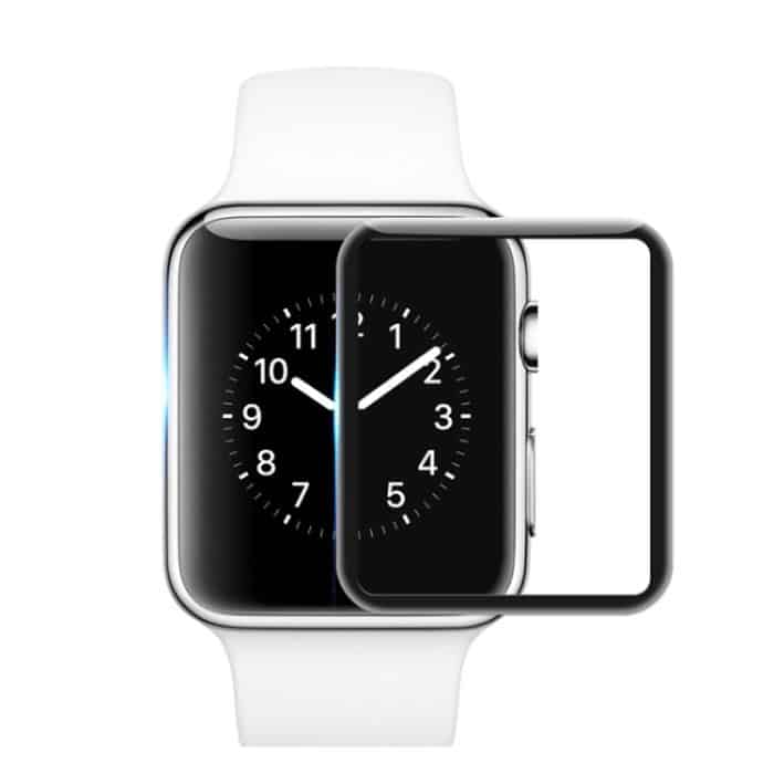 2 Stück Mocolo 0,33 mm 9H 3D-Hartglasfolie mit runden Kanten, For Apple Watch series 5 /4 40mm, For  Apple Watch series 5 / 4 44mm – Bild 2