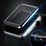 2 Stück Mocolo 0,33 mm 9H 3D-Hartglasfolie mit runden Kanten, For Apple Watch series 5 /4 40mm, For  Apple Watch series 5 / 4 44mm – Bild 3