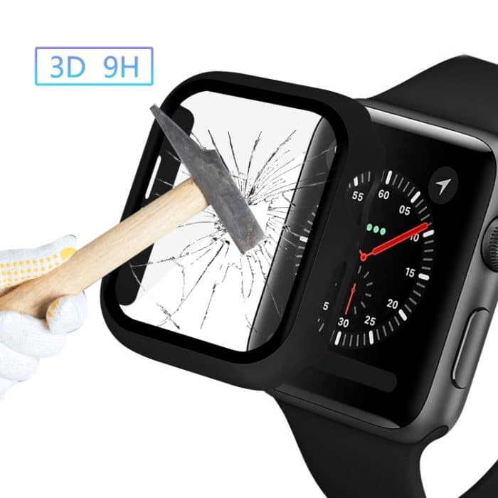 SYA00645501A.jpg ENKAY Hat-Prince PC-Gehäuse mit vollständiger Abdeckung + Schutzfolie aus gehärtetem Glas für Apple Watch Series 5/4 44 mm – Bild 1