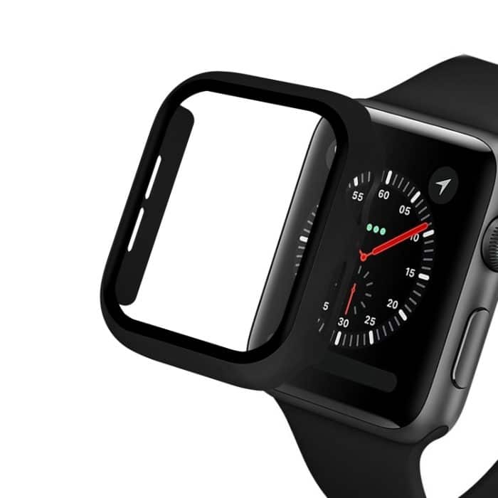 ENKAY Hat-Prince PC-Gehäuse mit vollständiger Abdeckung + Schutzglas aus gehärtetem Glas für Apple Watch Series 5/4 40 mm – Bild 2