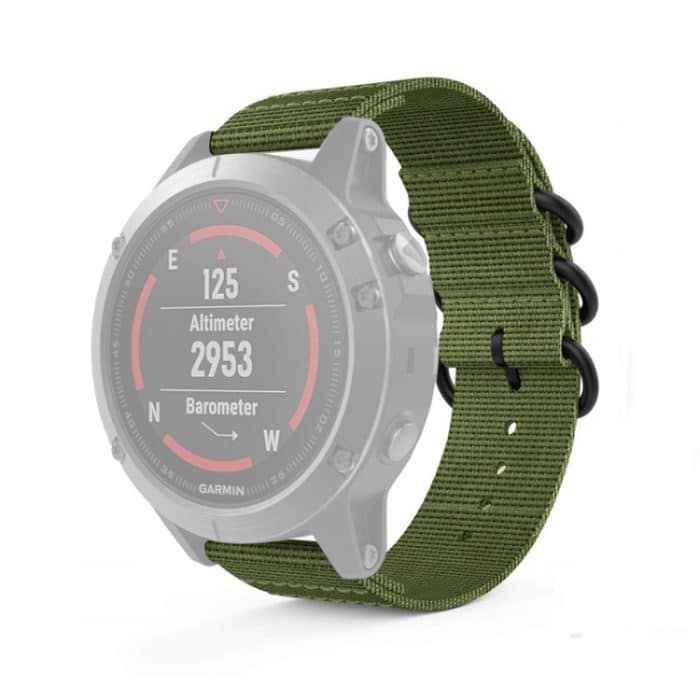 Für Garmin Fenix 3 / 5X Universal 26MM Drei-Ring-Nylon-Armband – Bild 1