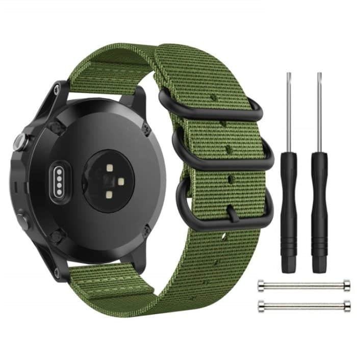 Für Garmin Fenix 3 / 5X Universal 26MM Drei-Ring-Nylon-Armband – Bild 2