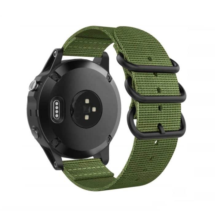 Für Garmin Fenix 5S 20 mm Dreiring-Nylonarmband – Bild 2