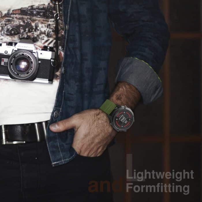 Für Garmin Fenix 5S 20 mm Dreiring-Nylonarmband – Bild 7