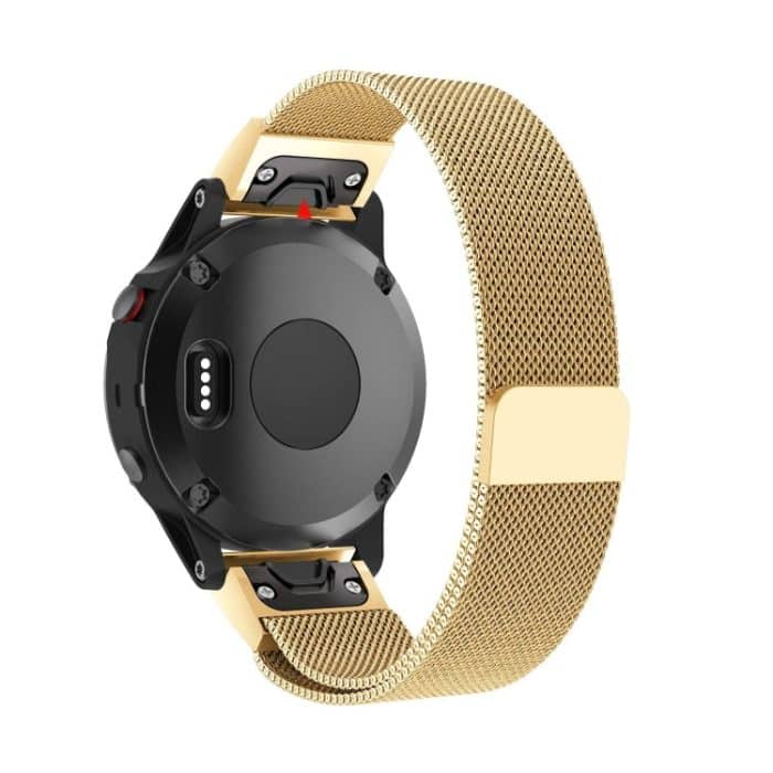 Für Garmin Fenix 5 Milan Metall-Edelstahl-Metallarmband, 20MM, 22MM, 26MM – Bild 3