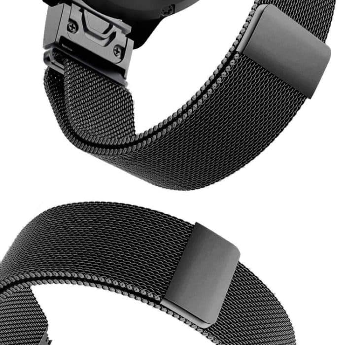 Für Garmin Fenix 5 Milan Metall-Edelstahl-Metallarmband, 20MM, 22MM, 26MM – Bild 6