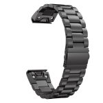 Für Garmin Fenix 5 Drei-Perlen-Edelstahl-Metallarmband, 22MM, 26MM – Bild 3